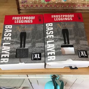 Frost proof leggings black and dark grey